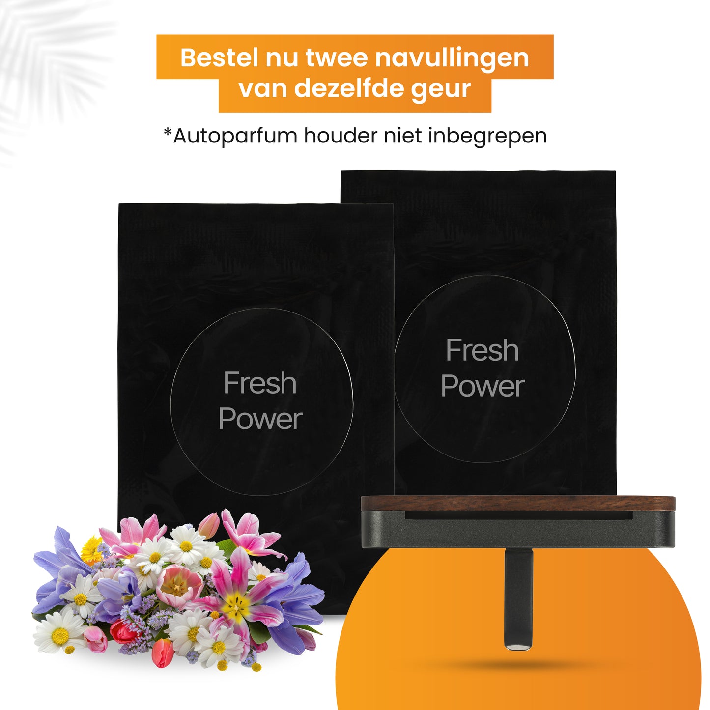 R2B Autoparfum Navulling - Fresh Power - 2 stuks