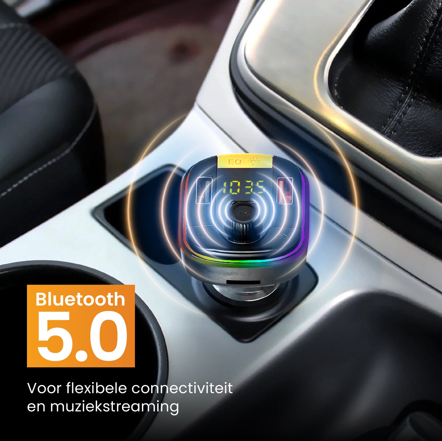 R2B Bluetooth Transmitter Receiver Auto - Autolader - Carkit - Bluetooth Ontvanger Auto