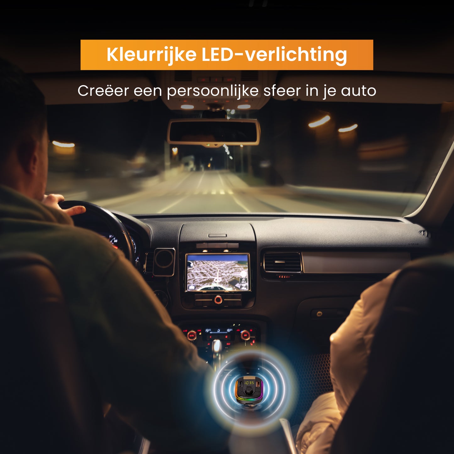 R2B Bluetooth Transmitter Receiver Auto - Autolader - Carkit - Bluetooth Ontvanger Auto