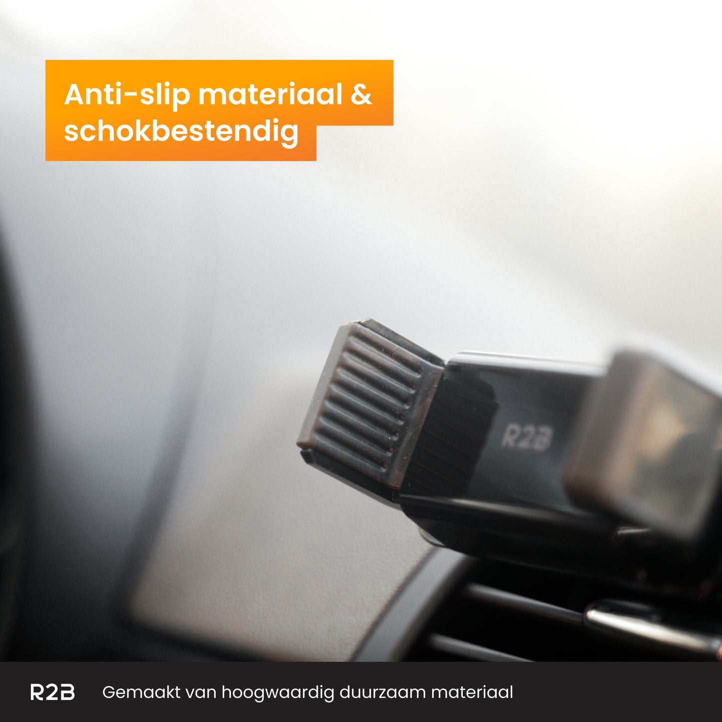 R2B Telefoonhouder auto met 360 graden rotatie - Voor ventilatierooster - Model Hilversum