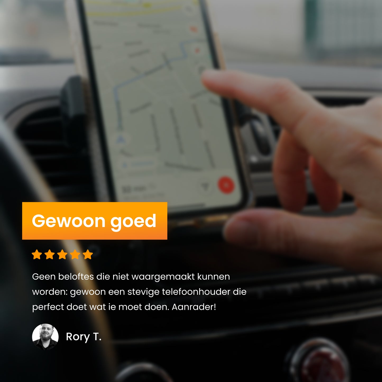 R2B Telefoonhouder auto met 360 graden rotatie - Voor ventilatierooster - Model Hilversum