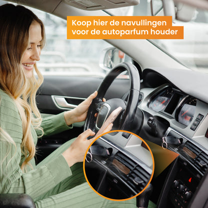 R2B Autoparfum Navulling - Donkere Vanille & Mystiek Hout - 2 stuks