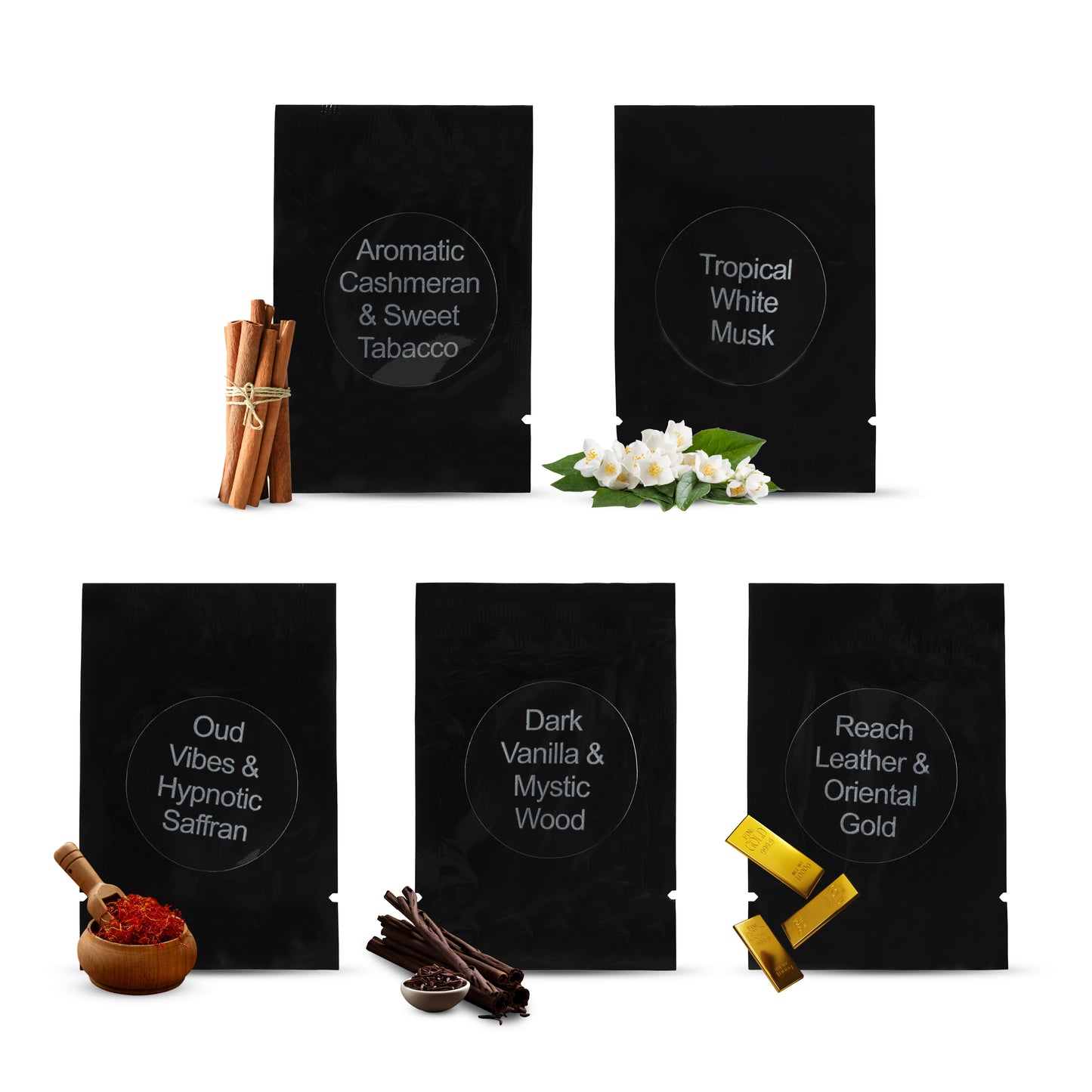 R2B Autoparfum Navulling - Combiset Van Alle Geuren - 5 Stuks