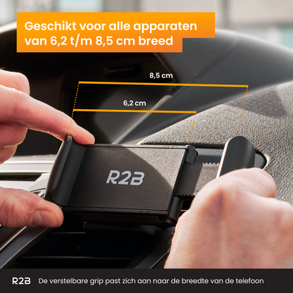 R2B Telefoonhouder auto voor ventilatierooster - Model Amsterdam