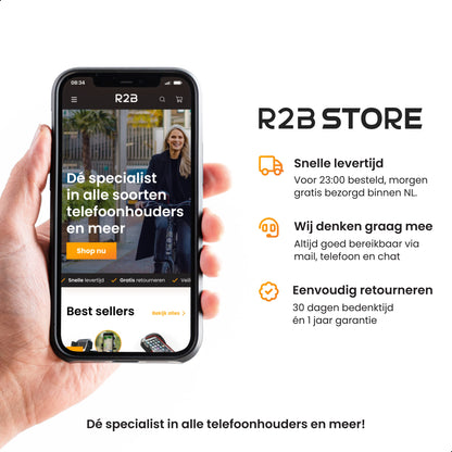R2B Zonnescherm Auto Zijruit - Universele set van 2 - Met UV Protectie voor Kind & Baby - Extra Donkere Zonwering Auto