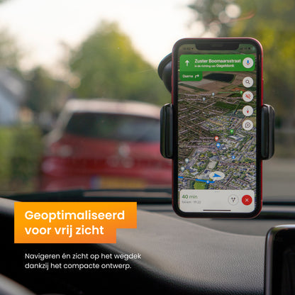 R2B Telefoonhouder auto met zuignap - Voor raam/dashboard - Model Hoorn