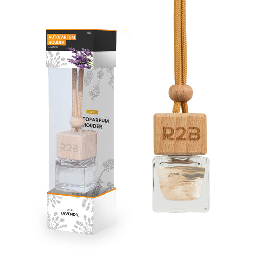 R2B Auto parfum Hangend - Lavendel - 8 ml - Auto Geurverfrisser - Autogeur - Autoparfum