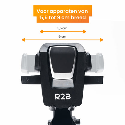 R2B Telefoonhouder auto met zuignap - Voor raam/dashboard - Model Beemster