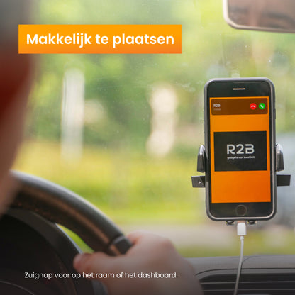 R2B Telefoonhouder auto met zuignap - Voor raam/dashboard - Model Beemster