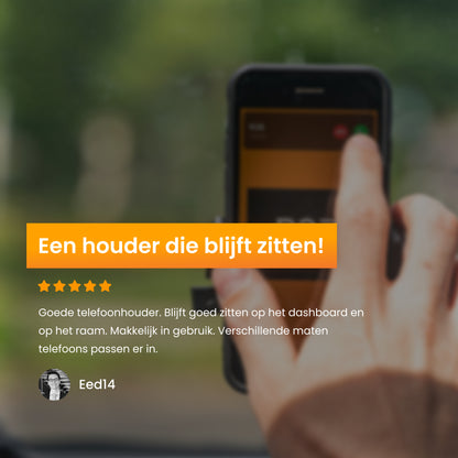R2B Telefoonhouder auto met zuignap - Voor raam/dashboard - Model Beemster