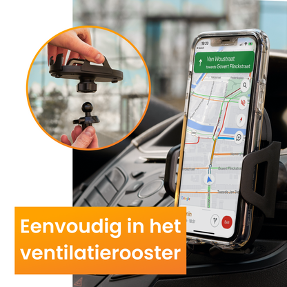 R2B Telefoonhouder auto voor raam/dashboard/ventilatierooster - Model Haarlem