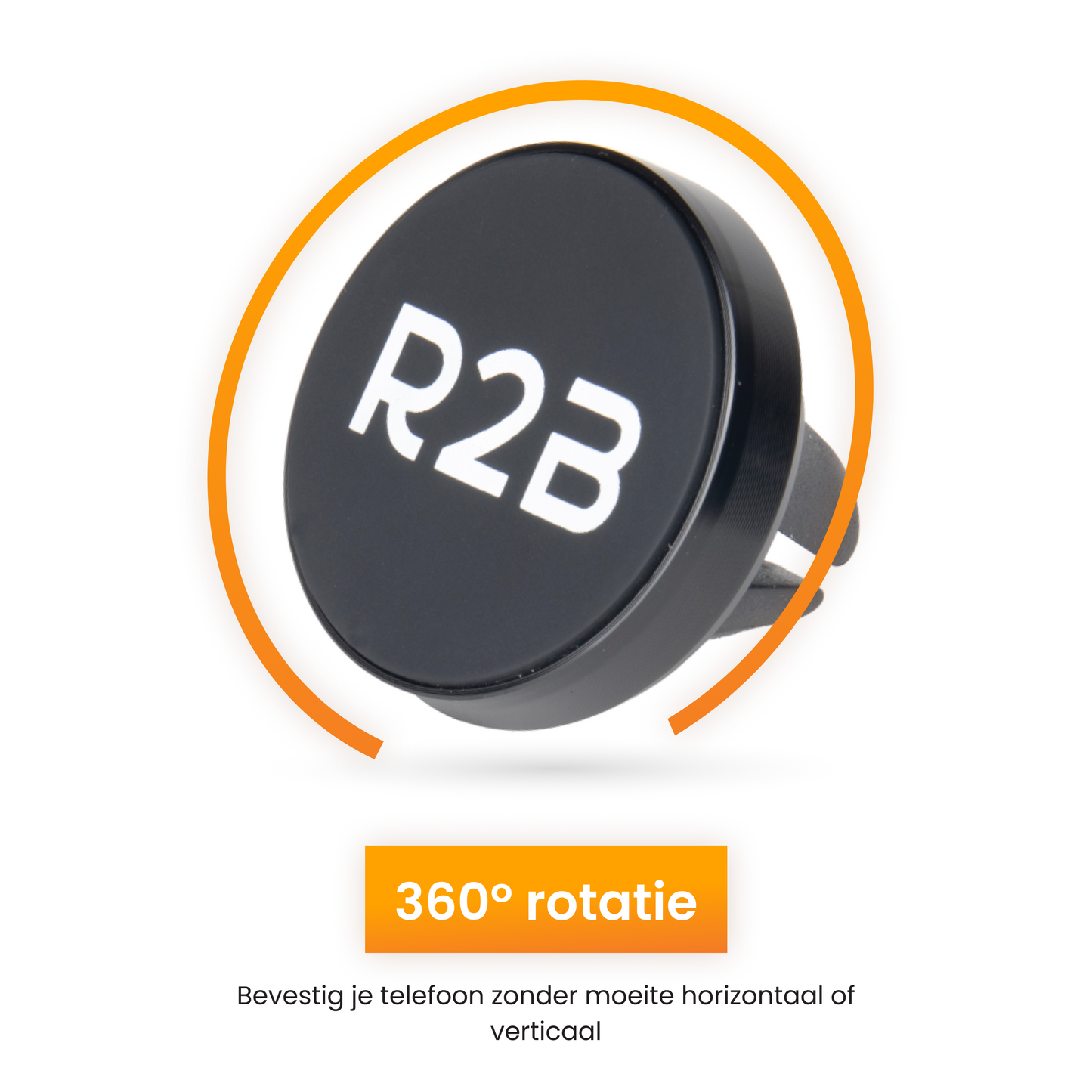 R2B Telefoonhouder auto magneet geschikt voor ventilatierooster - Model Edam