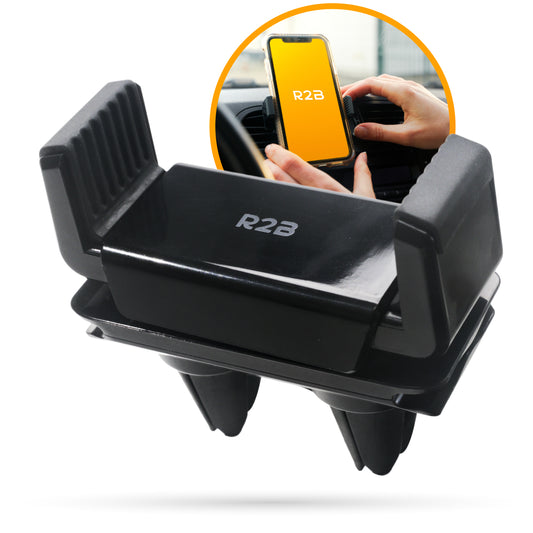 R2B Telefoonhouder auto met 360 graden rotatie - Voor ventilatierooster - Model Hilversum
